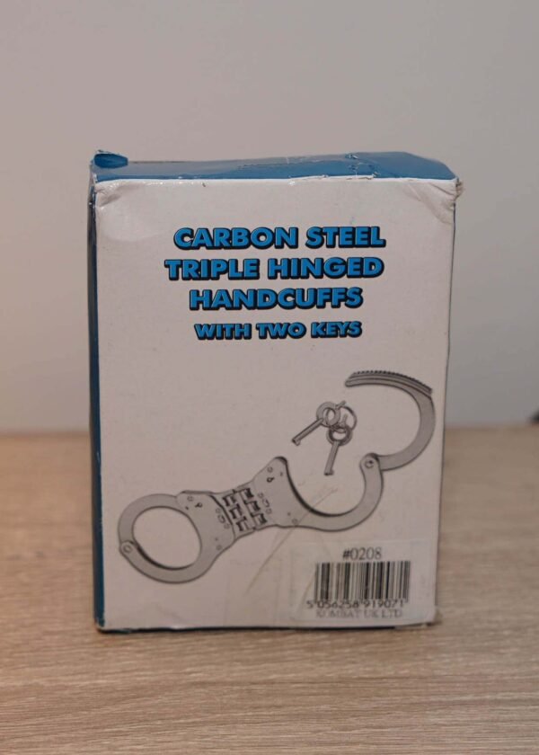 Carbon Steel Hinged Police Handcuffs