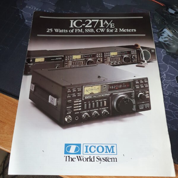 Icom IC-271 A/E Sales Brochure