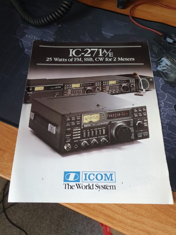 Icom IC-271 A/E Sales Brochure
