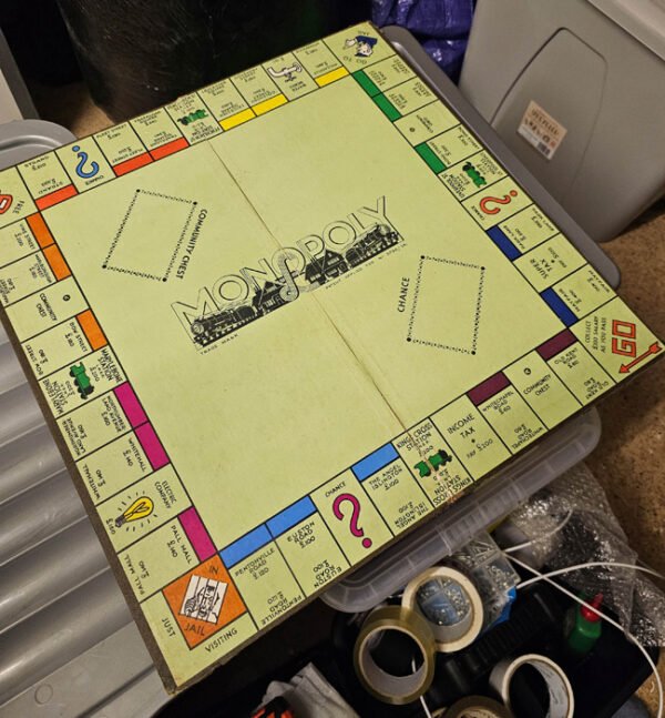 Vintage Monopoly Board
