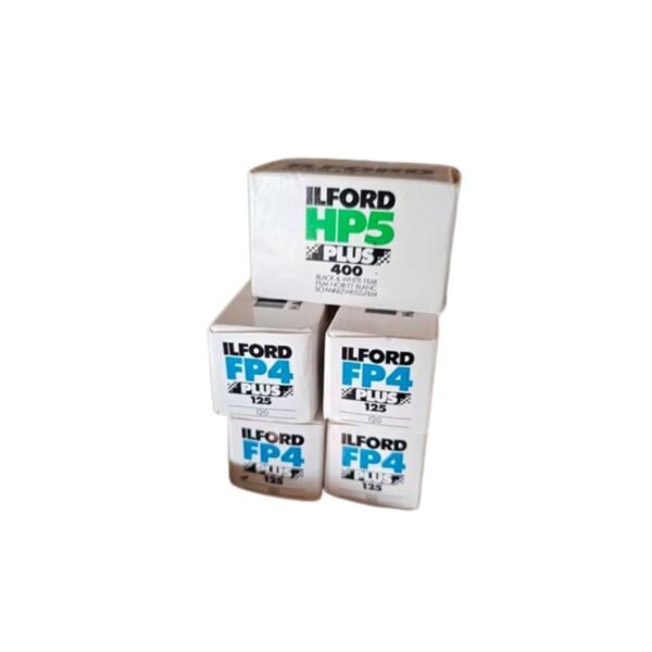 Expired 35mm Film Bundle - Ilford HP5 & FP4 Plus 125