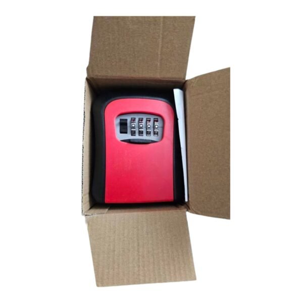 Red Keysafe with Wall Fixings