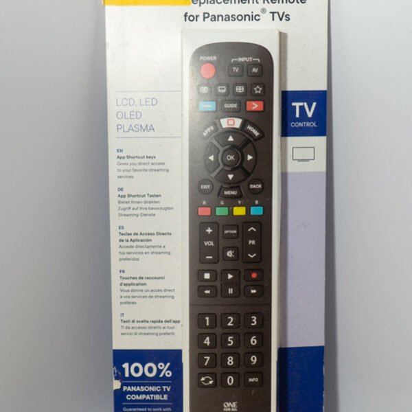 One for All URC4914 Replacement Panasonic TV Remote Control