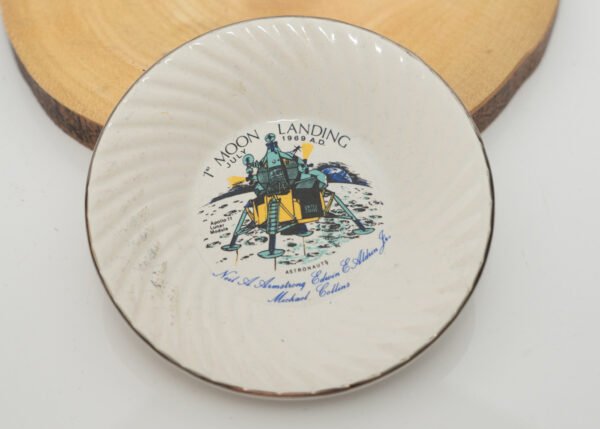 First Moon Landing Souvenir Small Plate 1969 Made in England