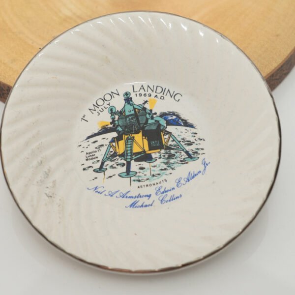 First Moon Landing Souvenir Small Plate 1969 Made in England