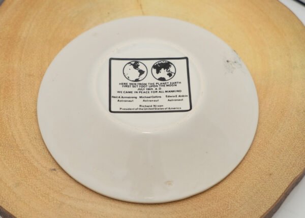 First Moon Landing Souvenir Small Plate 1969 Made in England