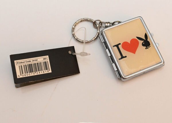 I Love Playboy Keyring
