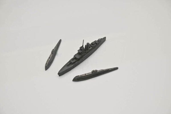 Set of Three LEAD Ship Models