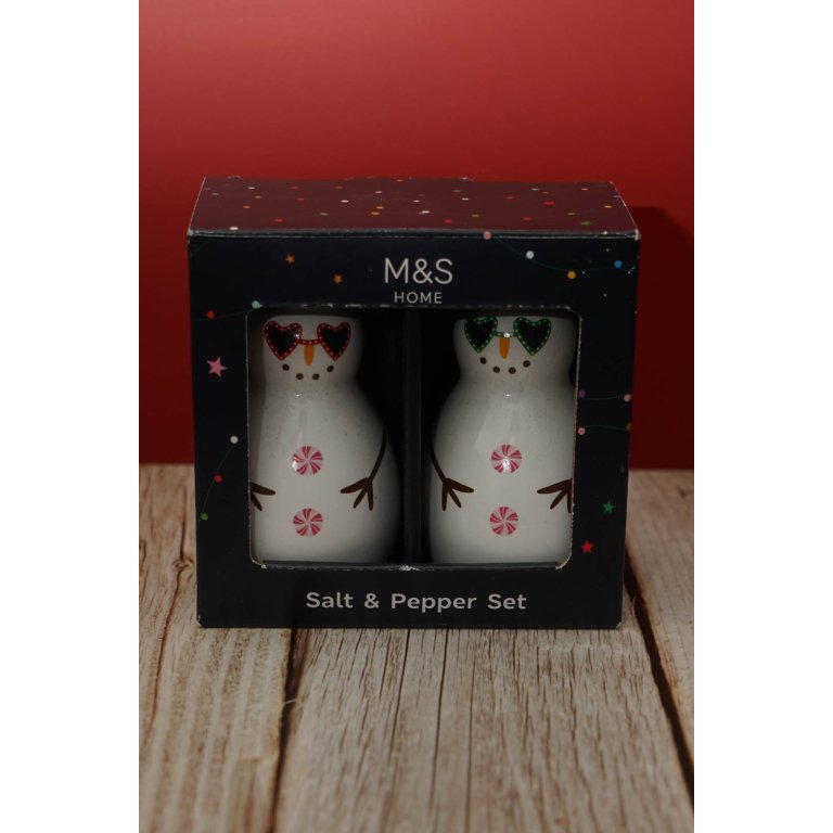 Salt and Pepper Set by Marks and Spencer - Christmas Snowmen