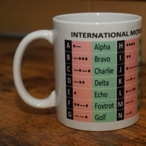 International Morse Code Mug