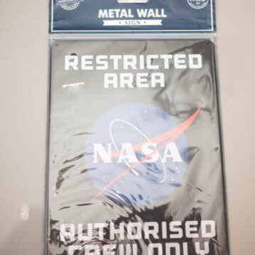NASA Restricted Area - Metal Wall Sign