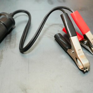 12V car battery terminal clip-on cigarette lighter socket adapter