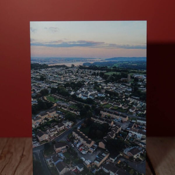 St Stephens - Drone View - Saltash Greetings Card