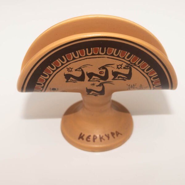 Greek Handmade Pottery Napkin Holder