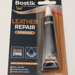 Bostik Leather Repair Glue Clear - 20ml Tube