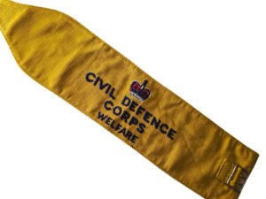 British Civil Defence Corps Welfare Armband