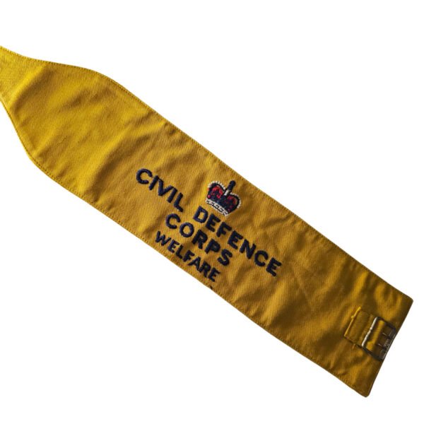 British Civil Defence Corps Welfare Armband