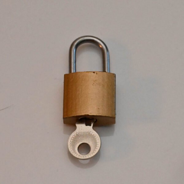 Small Metal Travel Padlock and Key
