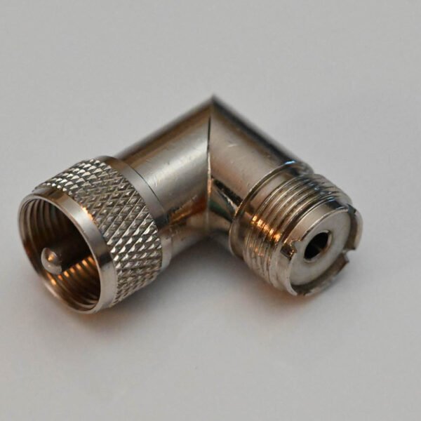 Right Angle PL259 / SO239 Adapter