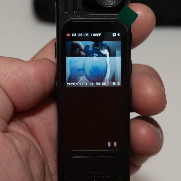 Body Camera with Micro SD Memory Card