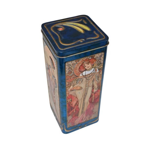 Lovely Vintage Retro Patina Churchill's 4 Seasons Shortbread Tin Empty. G.C.