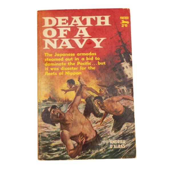 Vintage 1957 paperback edition of Death of a Navy