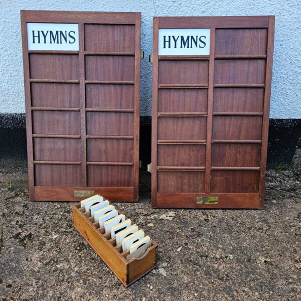 Two Methodist Church Hymnboards