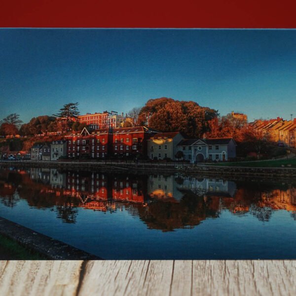 Exeter Quay at Night Greetings Card and Envelope
