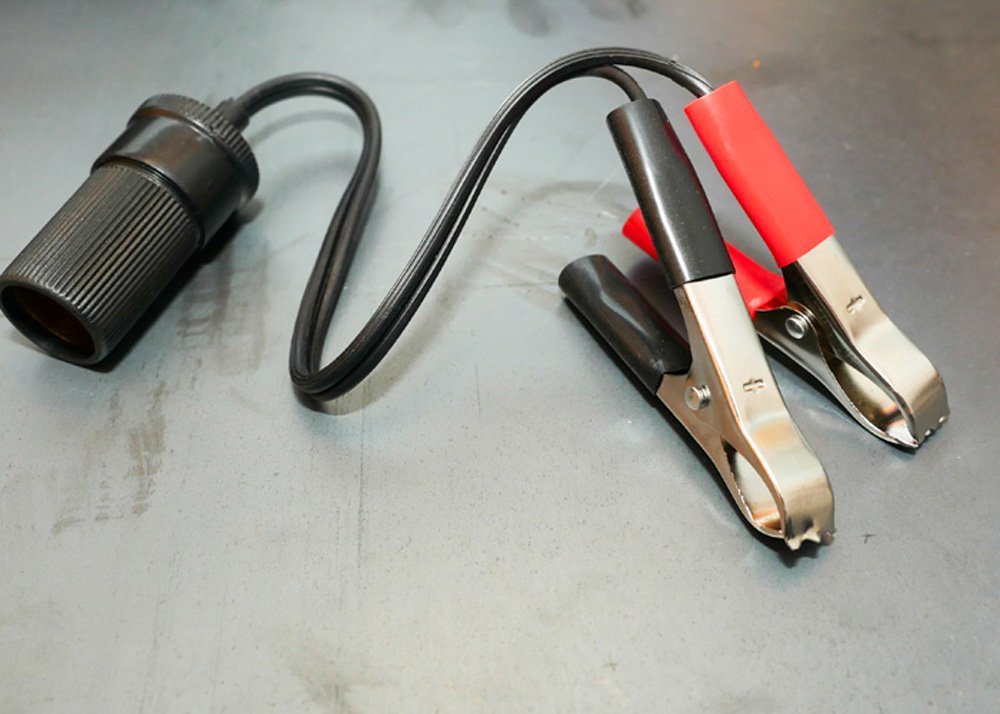 12v Vehicle Battery to 12v Cigarette Lighter Plug - Used