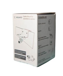Wasserstein Metal Gutter Mount for Surveillance camera - White