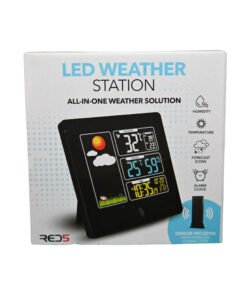 RED5 All In One LED Indoor Weather Station with External Wireless Monitor Sensor