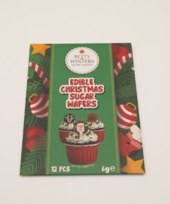 Betty Winters Edible Christmas Sugar Wafers 12pcs