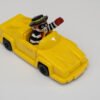 1988 Vintage McDonalds Hamburglar Yellow Race Car Turbo Macs Happy Meal Toy Mint