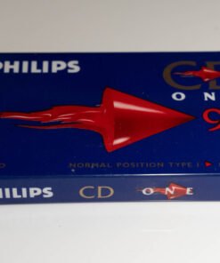 Philips CD One 90 Blank Audio Cassette Tape Type I C90 New Sealed NOS