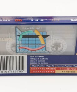 Philips CD One 90 Blank Audio Cassette Tape Type I C90 New Sealed NOS