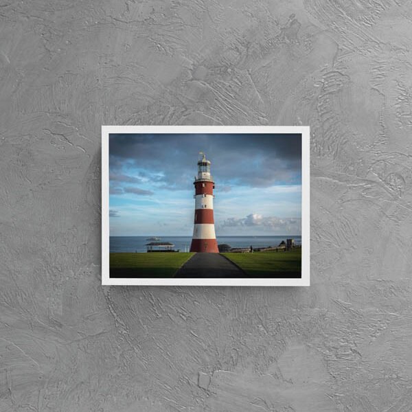 Plymouth Lighthouse - Smeatons Tower - Photographic Print