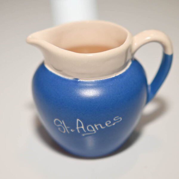 St Agnes, Cornwall - Blue and White Milk Jug