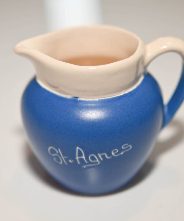 St Agnes, Cornwall - Blue and White Milk Jug