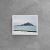 St Michaels Mount, West Cornwall in the Snow Photographic Print