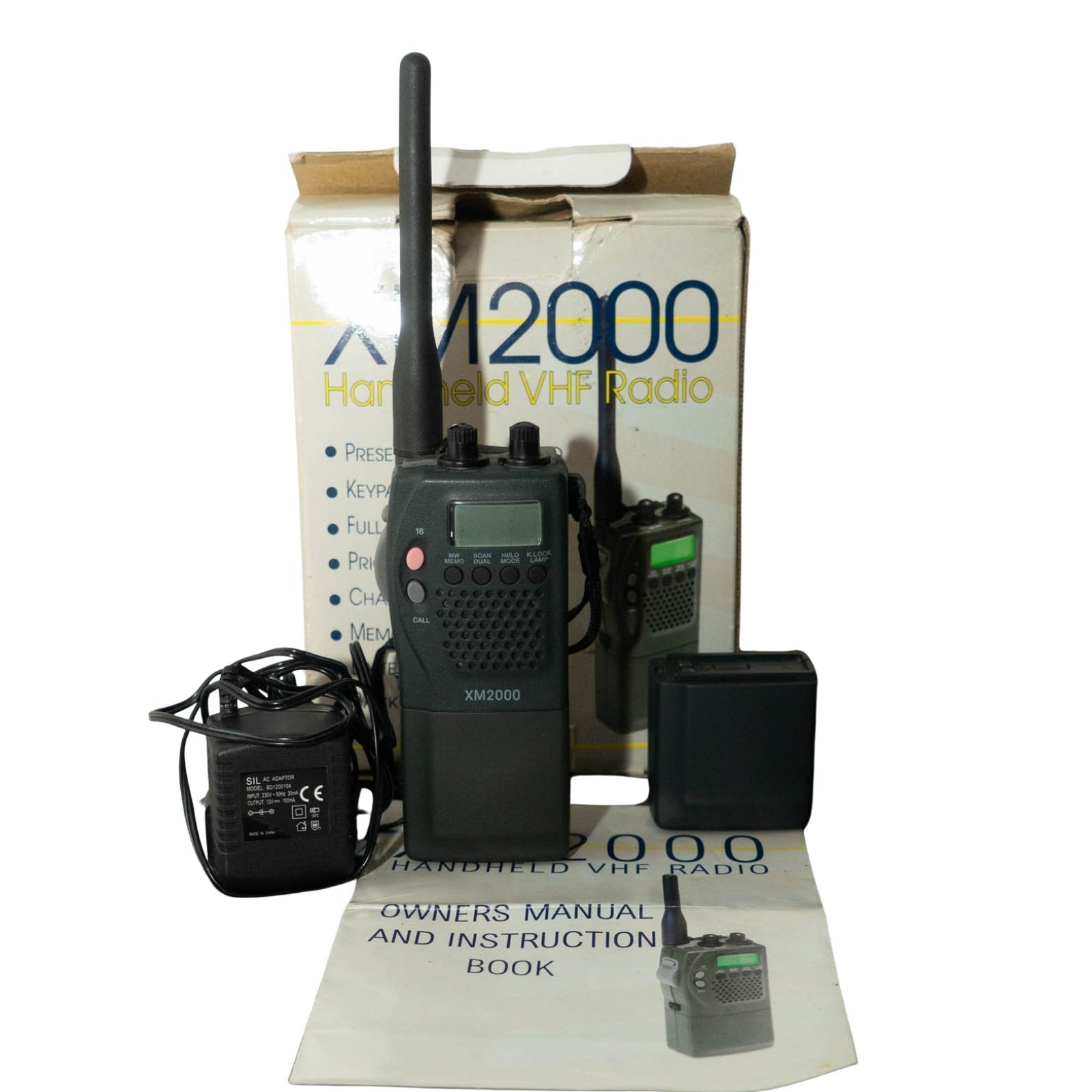XM-2000 VHF Marine Band Handheld Two Way Radio